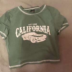Green California Kids T-Shirt